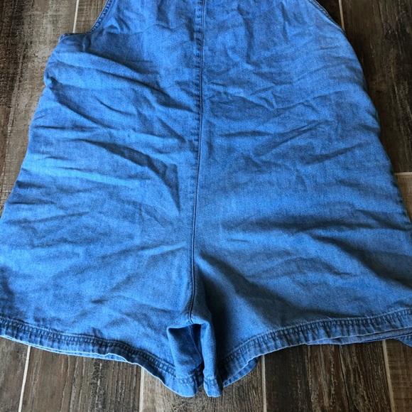 ✨ SOLD Vintage Blue Cotton Overalls Denim - Picture 10 of 10